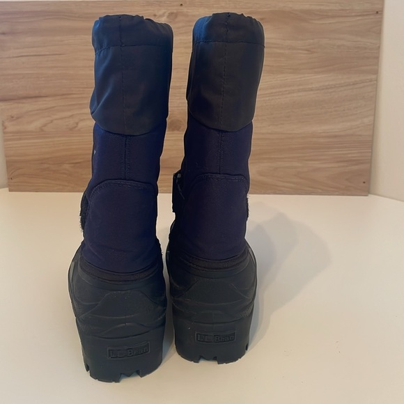LL Bean Kids Snow Boots Size 13 Navy/black/gray - Picture 5 of 7